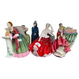 6 ROYAL DOULTON FIGURES