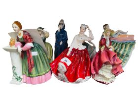 6 ROYAL DOULTON FIGURES