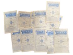 COLLECTION OF OLD RANGERS PROGRAMMES