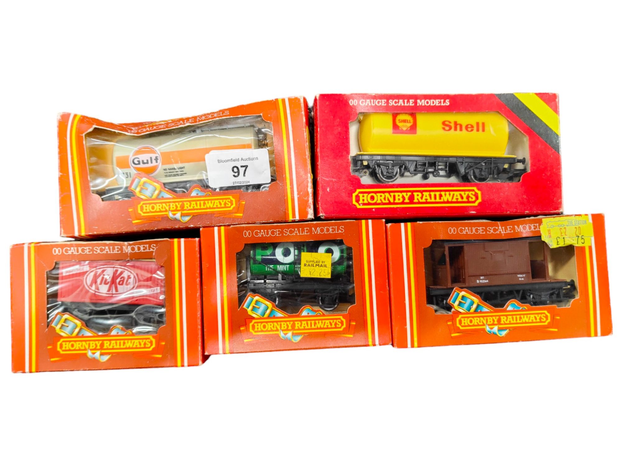 5 BOXED HORNBY 00 GAUGE MODELS