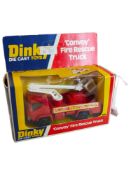 BOXED DINKY MODEL 384, CONVOY FIRE RESCUE TRUCK, RED