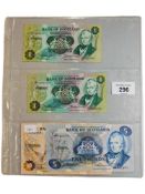 2 X BANK OF SCOTLAND £1 BANKNOTES/1 X £5/ 1 X £10