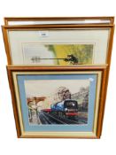 9 FRAMED RAILWAY PICTURES