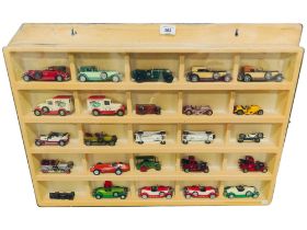 MATCHBOX DISPLAY BOX WITH MODELS