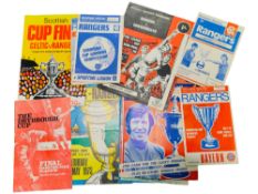 COLLECTION OF 1970S RANGERS PROGRAMMES