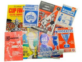 COLLECTION OF 1970S RANGERS PROGRAMMES