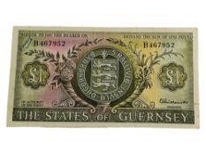 THE STATES OF GUERNSEY £1 BANK NOTE