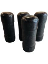 4 RUBBER BATON ROUNDS