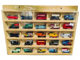 MATCHBOX DISPLAY BOX WITH MODELS