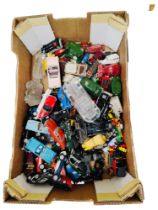 BOX LOT OF MODEL CARS ETC