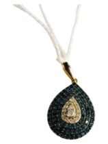 9 CARAT GOLD DIAMOND PENDANT