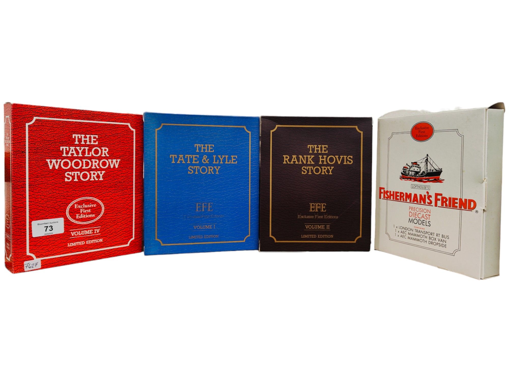 4 BOXED SETS OF LTD EDITION MODELS