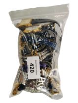 BAG OF COSTUME JEWELLERY AND WATCHES