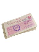 BUNDLE OF OLD ULSTER BANK CHEQUES