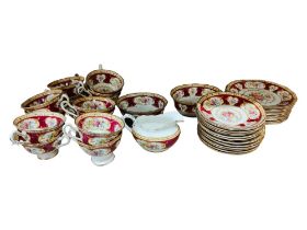 LARGE QUANTITY OF ROYAL ALBERT LADY HAMILTON TEA SET