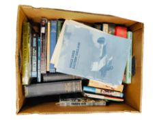 BOX OF MILITARY BOOKS