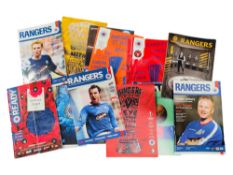 BUNDLE OF RANGERS PROGRAMMES