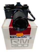 BOXED TOPLON RM300 CAMERA WITH LENS