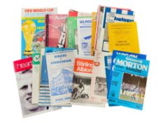 COLLECTION OF VARIOUS FOOTBALL PROGRAMMES