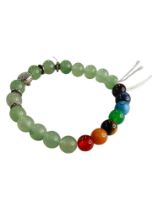 MULTI STONE JADE BEAD BRACELET