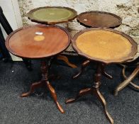 4 VARIOUS WINE TABLES