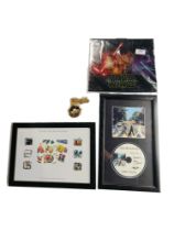 QUANTITY OF ENTERTAINMENT/MUSIC MEMORABILIA - STAMPS ETC