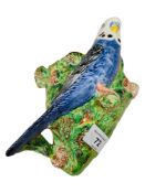 BURLEIGHWARE 'BUDGERIGAR' WALL POCKET