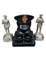 2 ROYAL ULSTER CONSTABULARY FIGURES AND ROYAL ULSTER CONSTABULARY ORNAMENT