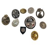 COLLECTION OF GERMAN MILITARY BADGES