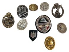 COLLECTION OF GERMAN MILITARY BADGES