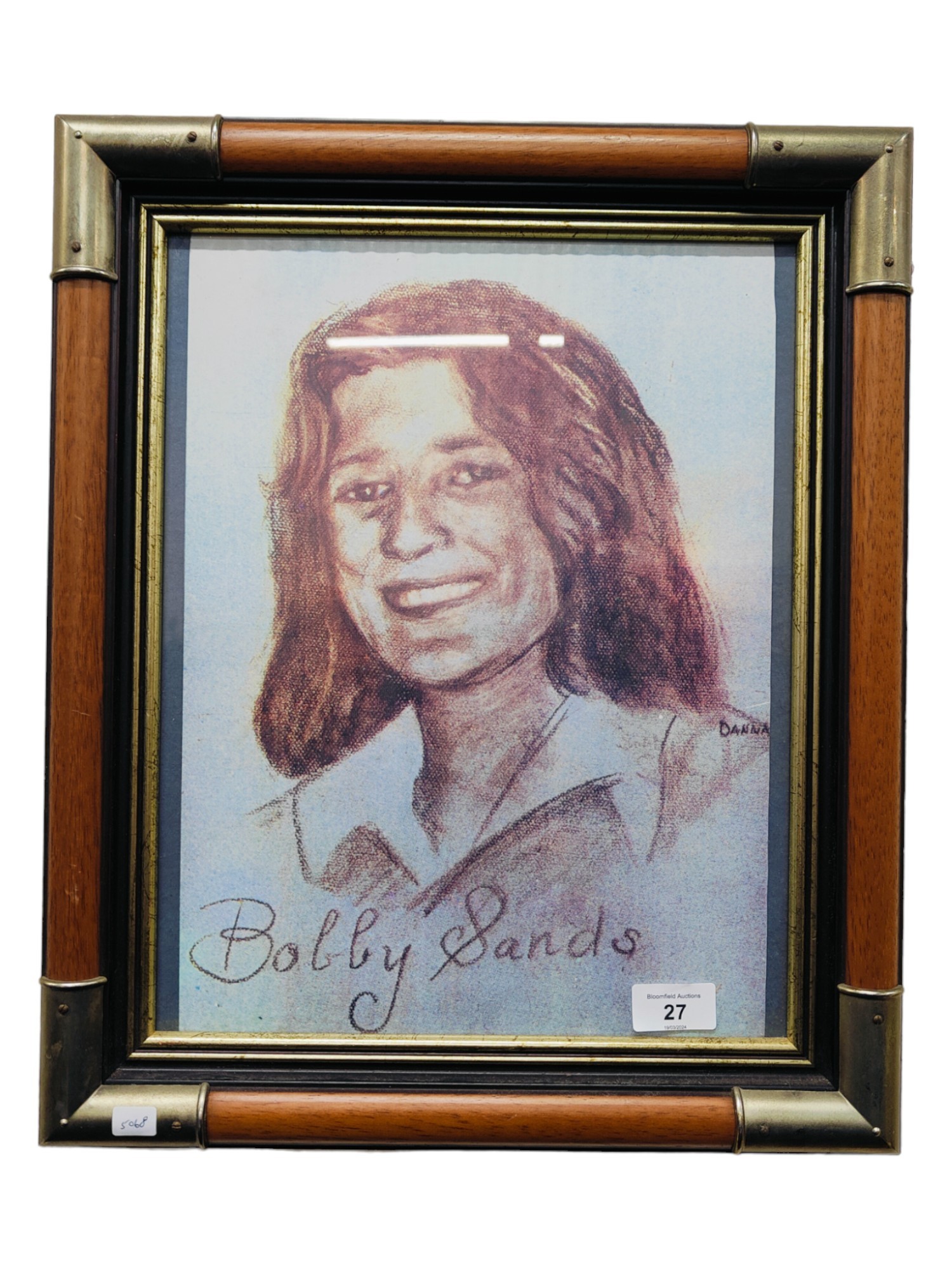 FRAMED BOBBY SANDS PRINT