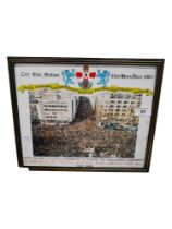 FRAMED PHOTO OF BELFAST 1985