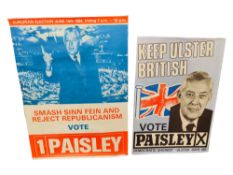 2 X 1980'S ELECTION POSTERS