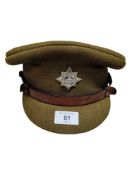 OFFICER'S 4/7TH DRAGOON PEAKED CAP