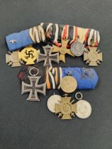 QTY OF GERMAN WORLD WAR 1 & WORLD WAR 2 MEDALS