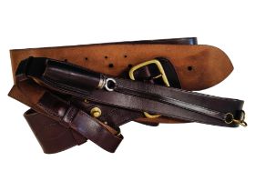 SAM BROWN BELT WITH METROPOLITAN WHISTLE