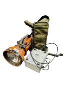 LARGE MILITARY SEARCH LIGHT WITH POWER PACK