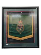 FRAMED ROYAL ULSTER CONSTABULARY (R.U.C) BANDSTAND PENNANT - THERE WERE ONLY 25 OF THESE PRODUCED