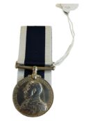 308945 SENIOR PETTY OFFICER W.ROBINSON HMS VICTORY LONG SERVICE & GOOD CONDUCT MEDAL (GEORGE V)