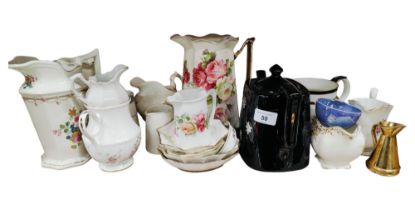 LOT OF JUGS TO INCLUDE ROYAL ALBERT