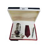 GENTS BOXED WATCH GIFT SET