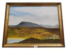 OIL ON BOARD - MUCKISH MOUNTAIN, DONEGAL