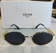 AUTHENTIC CELINE SUNGLASSES WITH POUCH HOLDER, CLEANER IN OUTER BOX