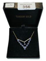 9 CARAT GOLD & DIAMOND NECKLACE