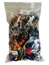 BAG OF COSTUME JEWELLERY