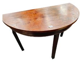 GEORGIAN HALF MOON TABLE