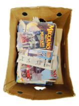 BOX OF OLD MECCANNO MAGAZINES