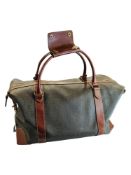 LEATHER WEEKEND HOLD ALL BY 'MULBERRY' SOME WEAR & NO SHOULDER STRAP