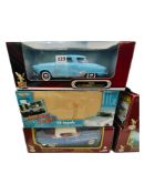 3 BOXED LARGER SCALE MODEL CARS