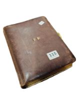 NICE LEATHER BOUND VICTORIAN PHOTO ALBUM